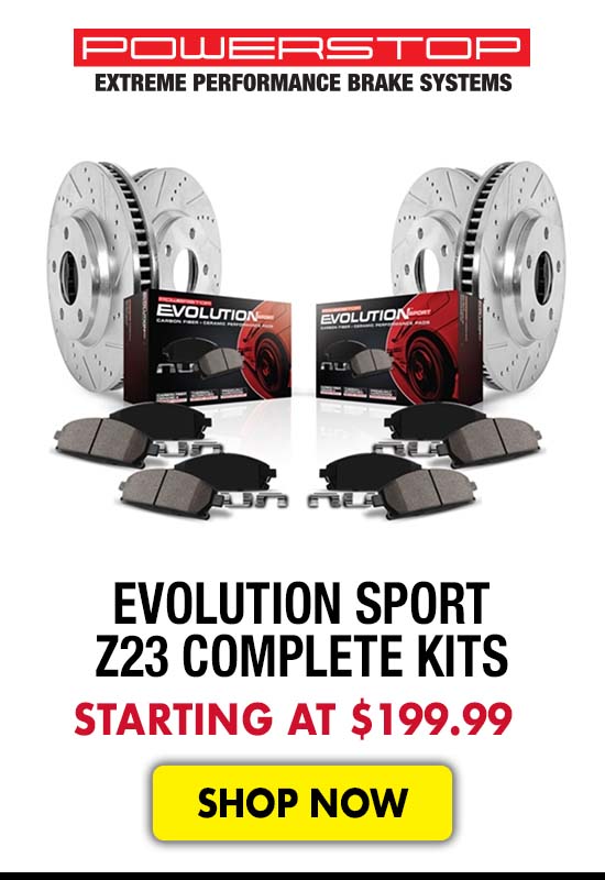 Power Stop Evolution Sport Z23 Complete Kits - Starting at $199.99