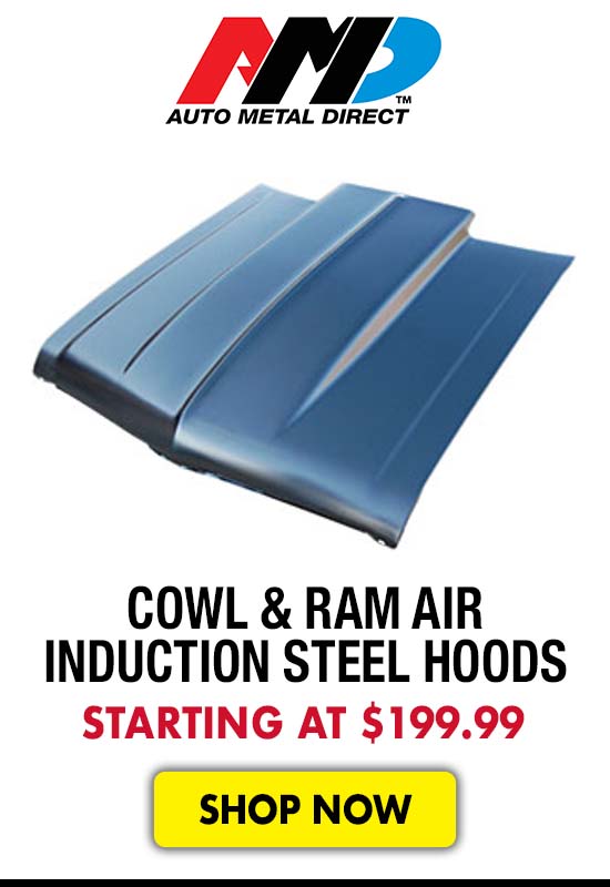 AMD Cowl & Ram Air Induction Steel Hoods - Starting at $199.99