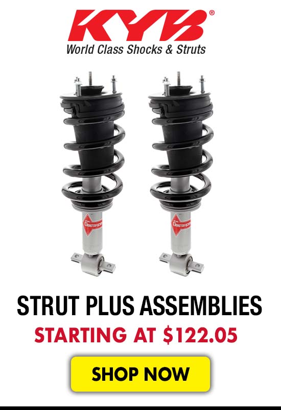 KYB Strut Plus Assemblies - Starting at $122.05