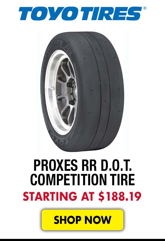 Toyo Tires Proxes RR D.O.T. Competition Tire - Starting at $188.19