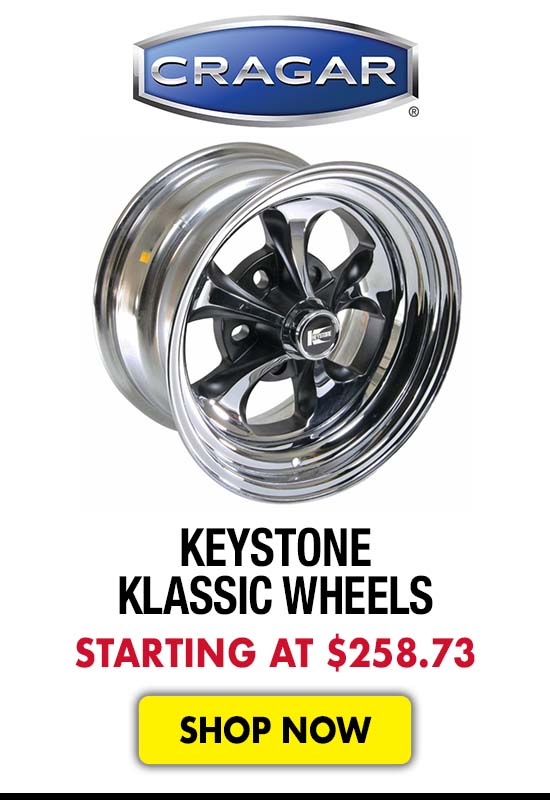 Cragar Keystone Klassic Wheels - Starting at $258.73