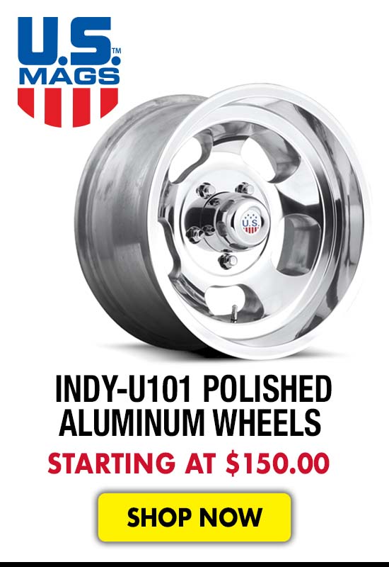 US Mags Indy-U101 Polished Aluminum Wheels - Starting at $150.00