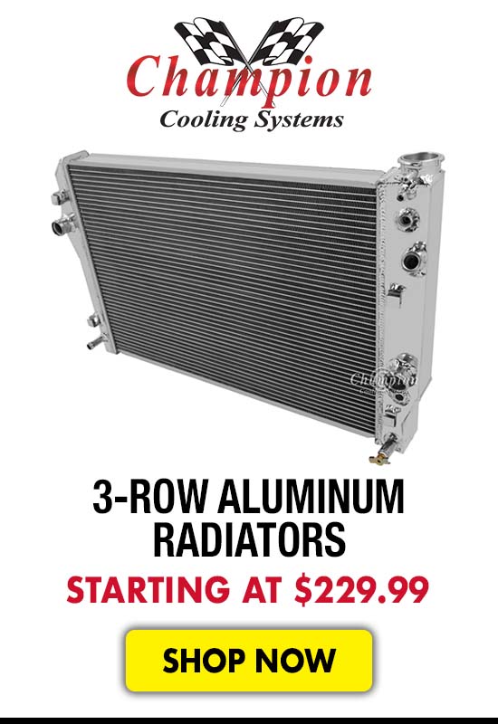 Champion Cooling Systems 3-Row Aluminum Radiators - Starting at $229.99