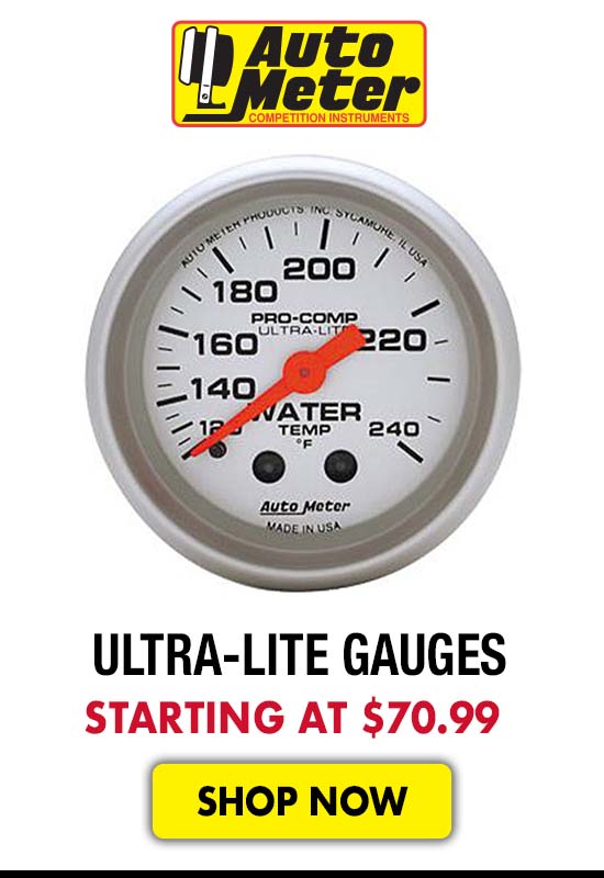 Auto Meter Ultra-Lite Gauges - Starting at $70.99