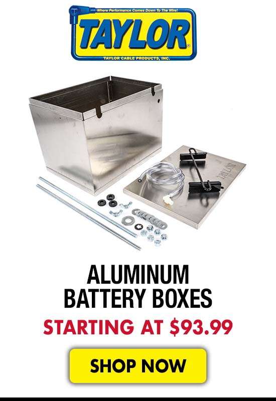 Taylor Aluminum Battery Boxes - Starting at $93.99