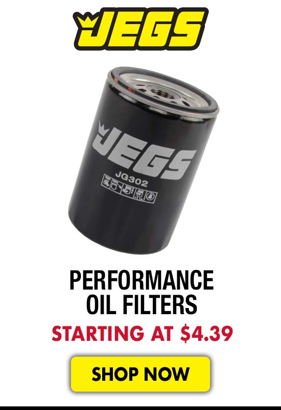 JEGS Performance Oil Filters - Starting at $4.39
