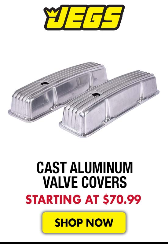 JEGS Cast Aluminum Valve Covers - Starting at $70.99