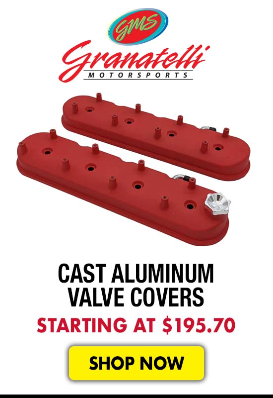 Granatelli Cast Aluminum Valve Covers - Starting at $195.70