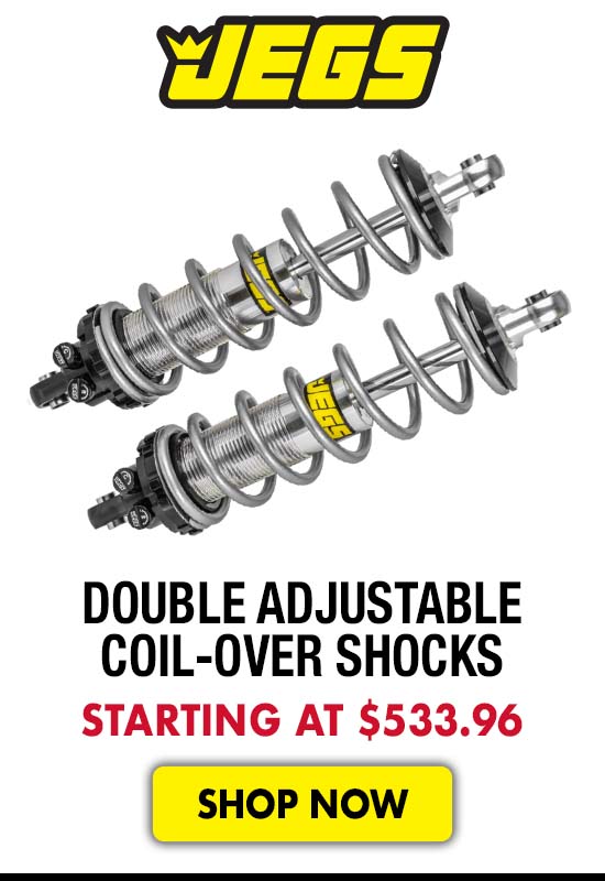 JEGS Double Adjustable Coil-Over Shocks - Starting at $533.96