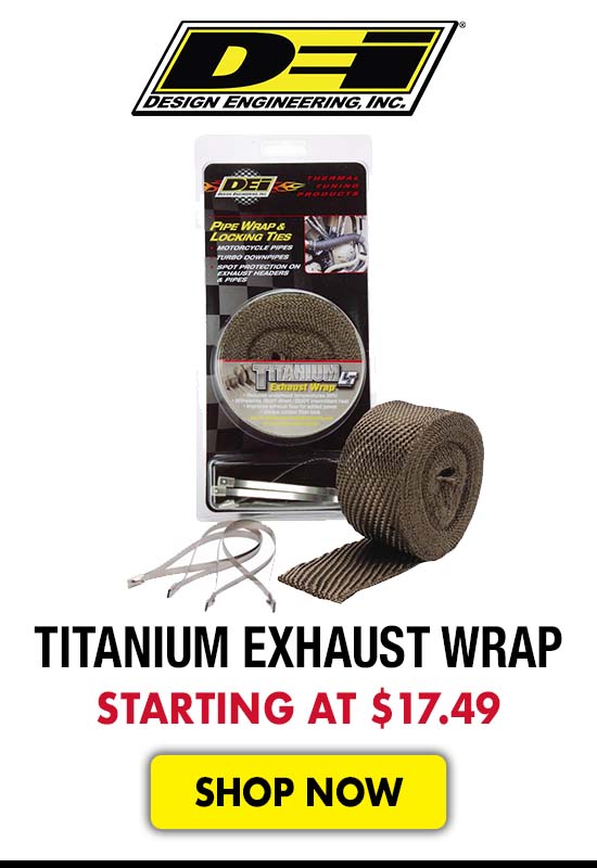 DEI Titanium Exhaust Wrap - Starting at $17.49