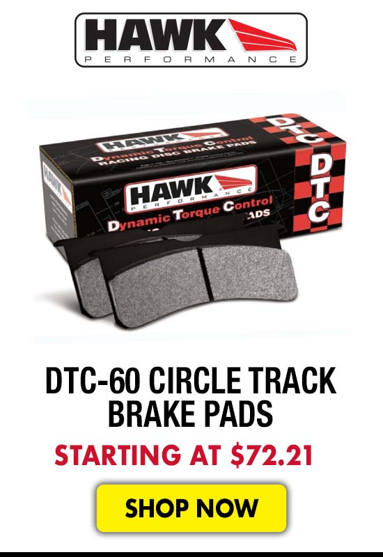 Hawk Performance DTC-60 Circle Track Brake Pads - Starting at $72.21