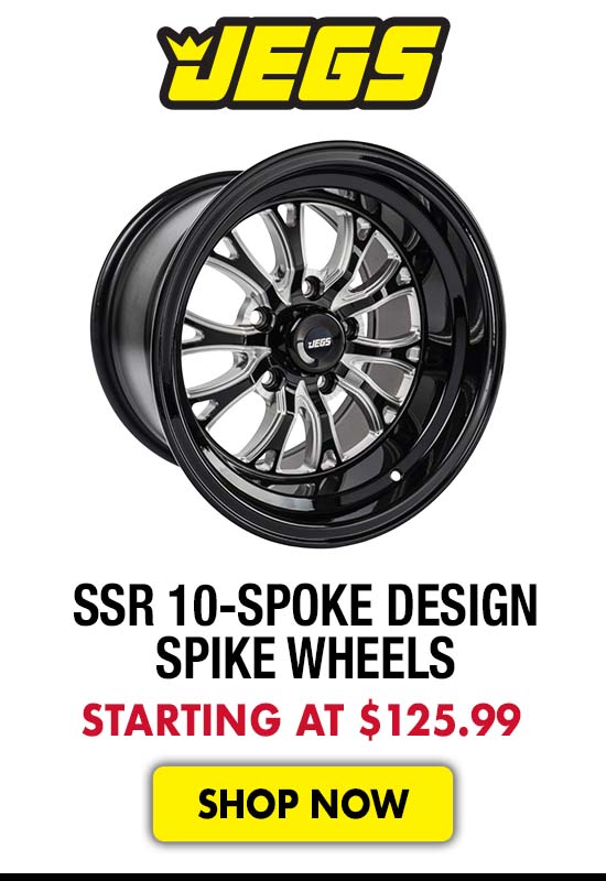 JEGS SSR 10-spoke design Spike Wheels - Starting at $125.99