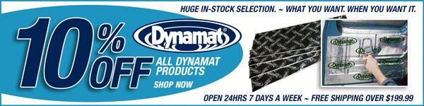 Save 10% on all Dynamat Products