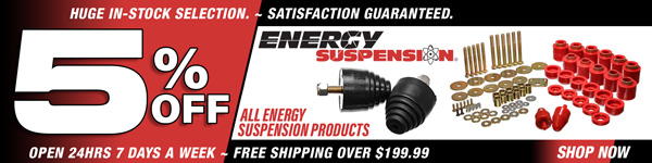 Save 5% on All Energy Suspension