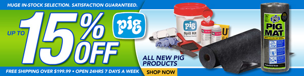 Save Up To 15% on All New Pig Products