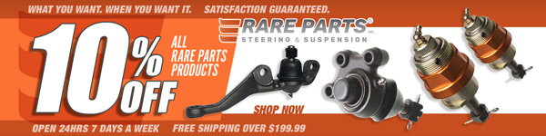 Save 10% on All Rare Parts Products