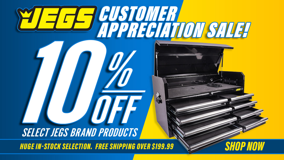 Up To $200 Off Select JEGS Brand Products
