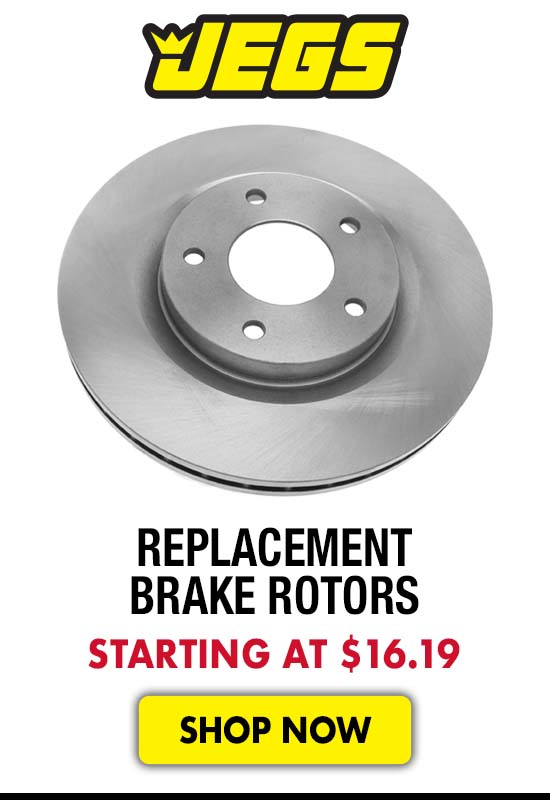 JEGS Replacement Brake Rotors - Starting at $16.19