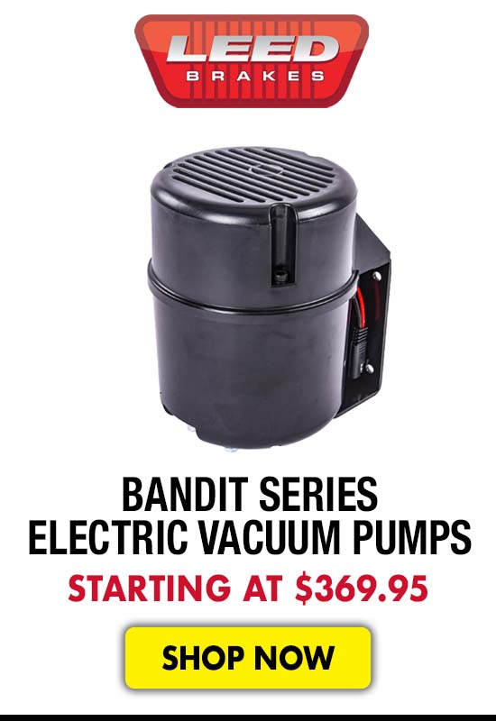 Leed Brakes Bandit Series Electric Vacuum Pumps - Starting at $369.95