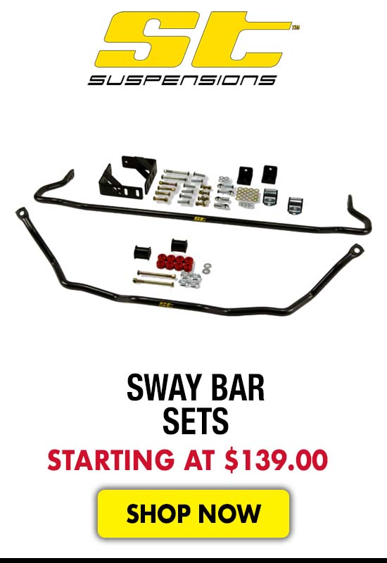 ST Suspensions Sway Bar Sets - Starting at $139.00