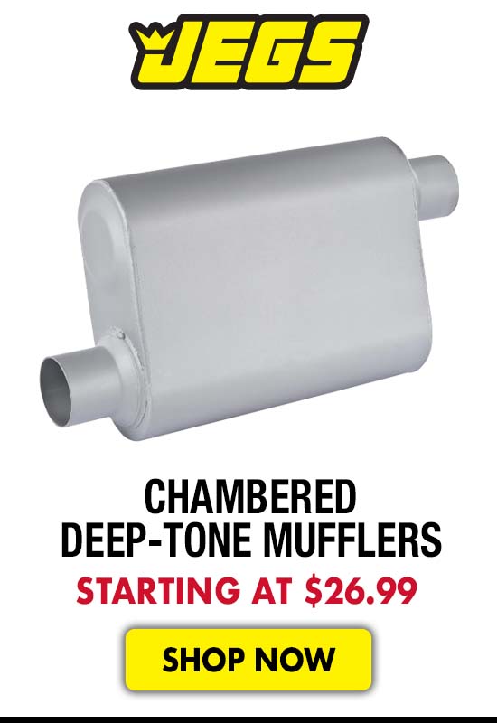JEGS Chambered Deep-Tone Mufflers - Starting at $26.99