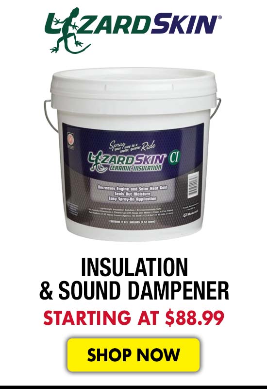 Lizard Skin Insulation and Sound Dampener - Starting at $88.99