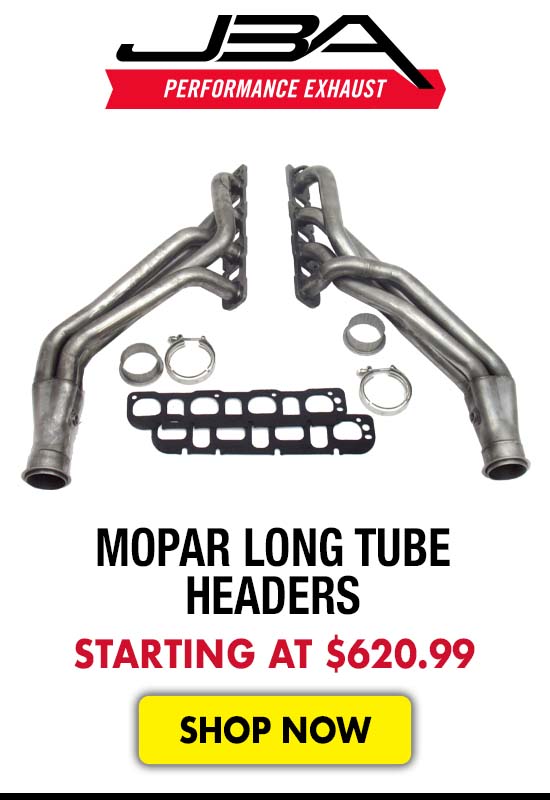 JBA Mopar Long Tube Headers - Starting at $620.99