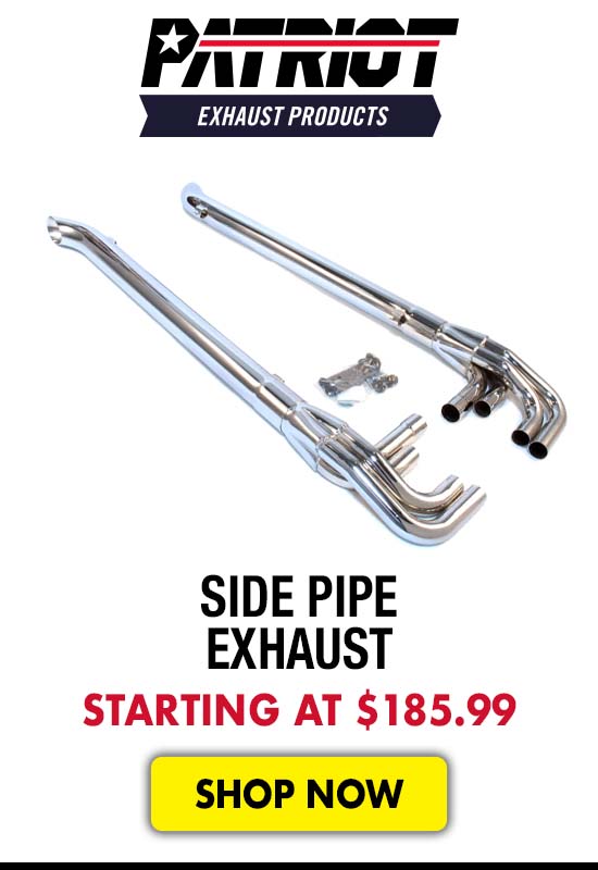 Patriot Side Pipe Exhaust - Starting at $185.99