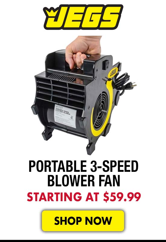 JEGS Portable 3-Speed Blower Fan - Starting at $59.99