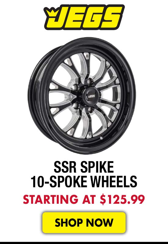 JEGS SSR Spike 10-spoke Wheels - Starting at $125.99