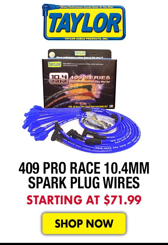 Taylor 409 Pro Race 10.4mm Spark Plug Wires - Starting at $71.99