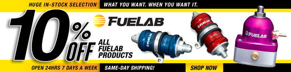 Save 10% on All Fuelab Products