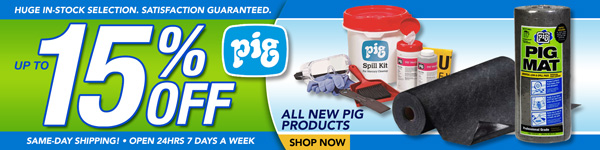 Save Up To 15% on All New Pig Products