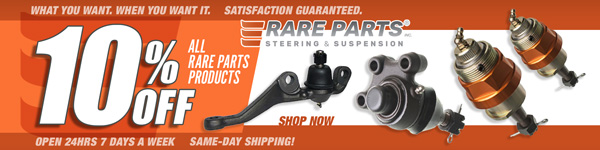 Save 10% on All Rare Parts Products
