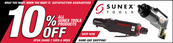 Save 10% on All Sunex Products