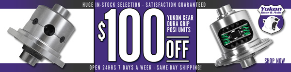 Save $100 on Yukon Gear Dura Grip Limited-Slip Positraction