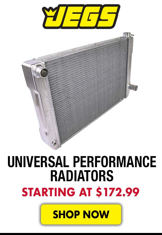 JEGS Universal Performance Radiators - Starting at $172.99
