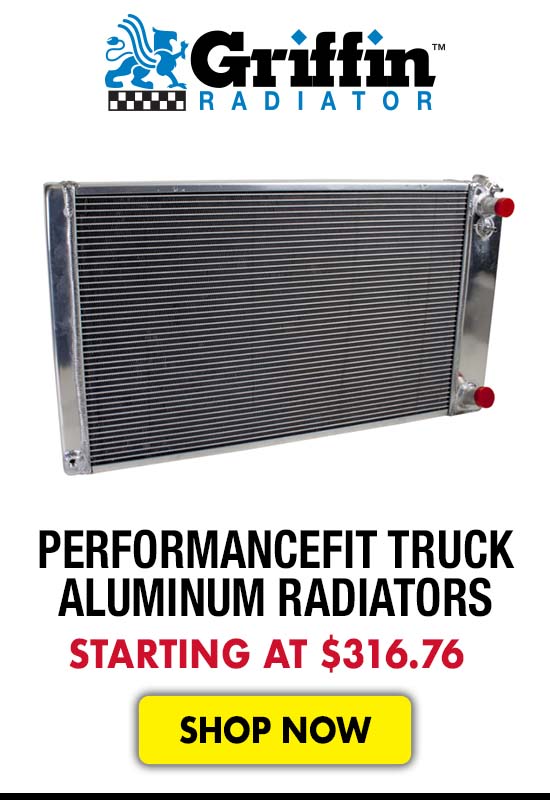 Griffin PerformanceFit Truck Aluminum Radiators - Starting at $316.76