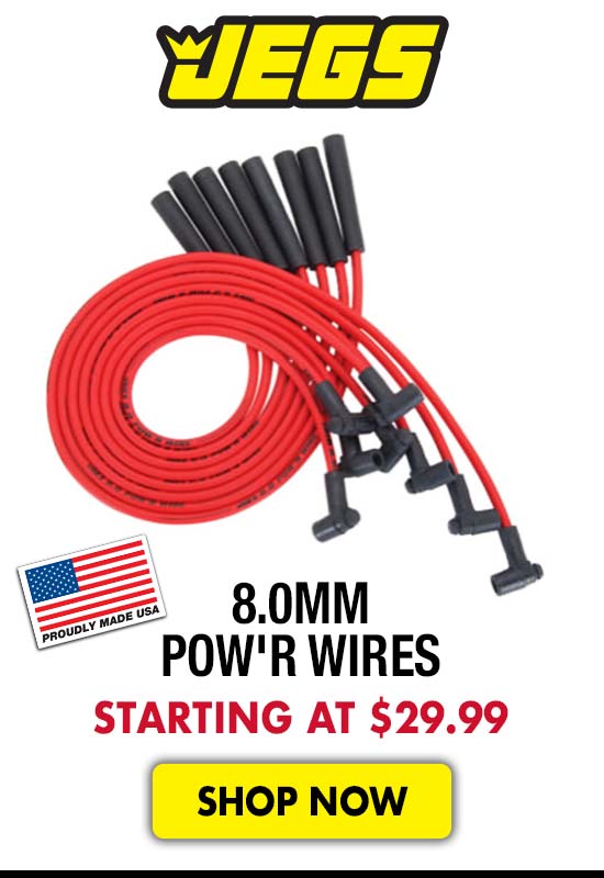 JEGS 8.0mm Pow'r Wires - Starting at $29.99