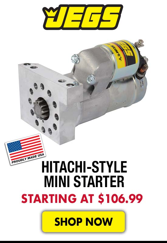 JEGS Hitachi-Style Mini Starters - Starting at $106.99
