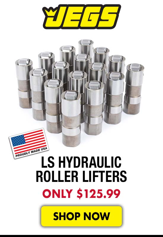 JEGS LS Hydraulic Roller Lifters - Starting at $125.99