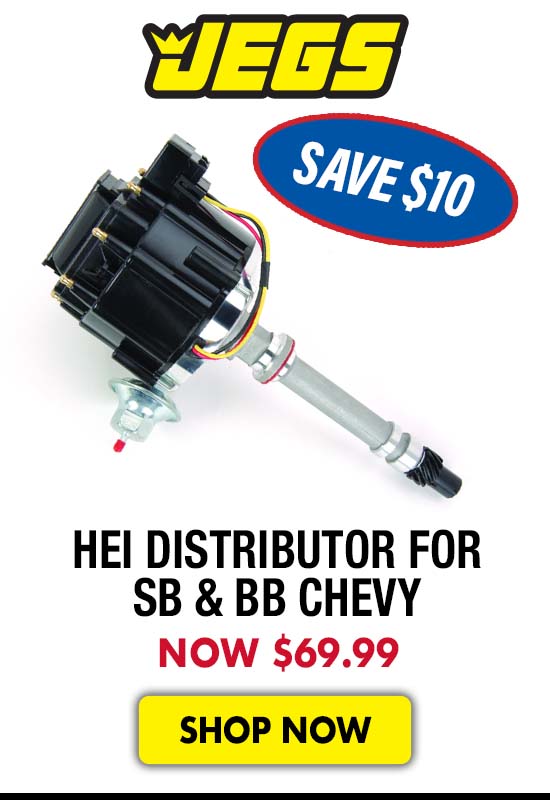 JEGS HEI Distributor For SB & BB Chevy - Now $69.99 SAVE $10