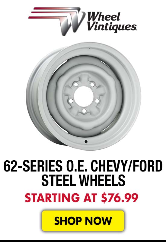 Wheel Vintiques 62-Series O.E. Chevy/ Ford Steel Wheels - Starting at $76.99