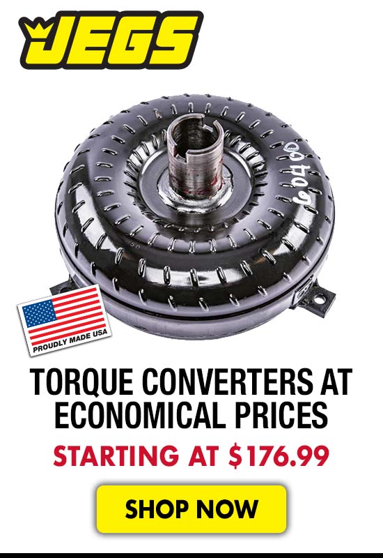 JEGS Torque Converters at Economical Prices - Staring at $176.99