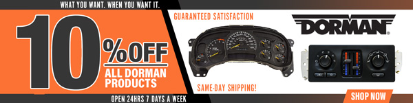 Save 10% on All Dorman Products