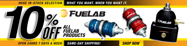 Save 10% on All Fuelab Products