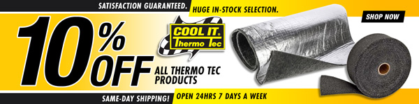 Save 10% off all Thermo Tec Products