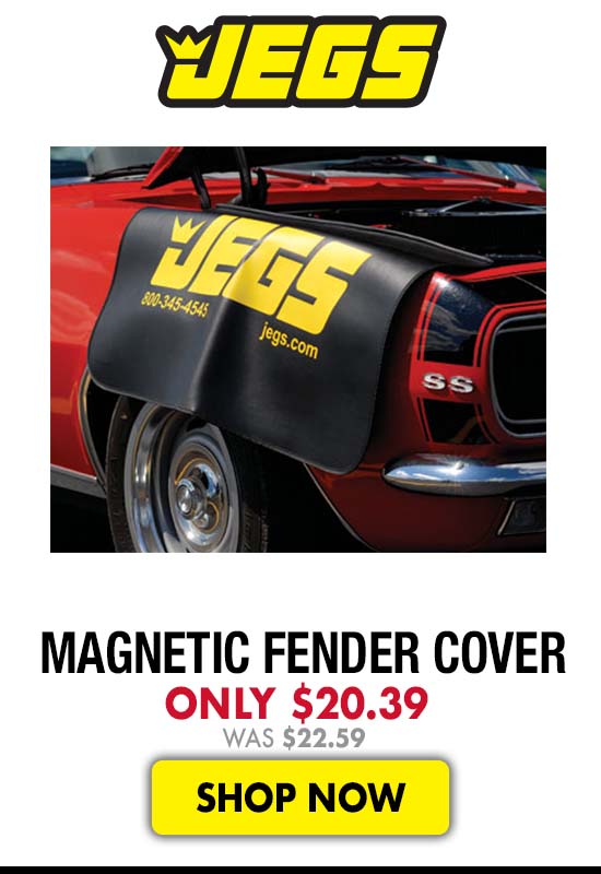 JEGS Magnetic Fender Cover - Now $20.39 Was $22.59