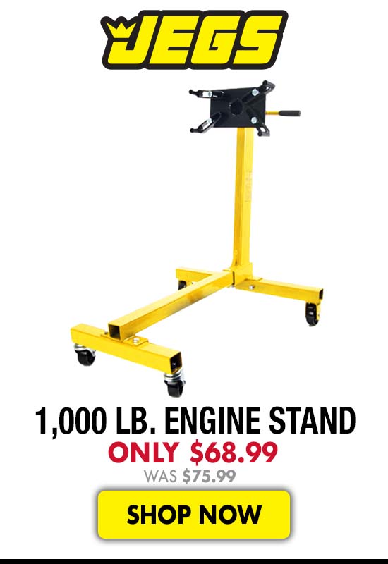 JEGS 1,000 lb. Engine Stand - Now $68.99 Was $75.99
