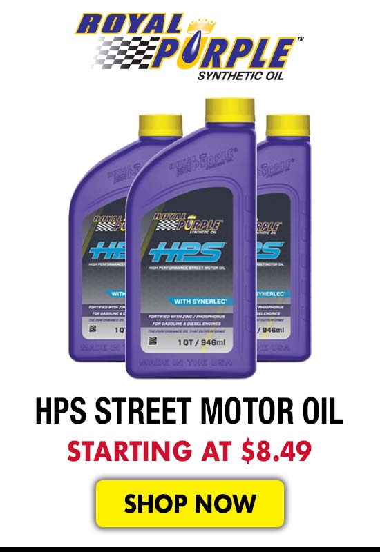Royal Purple HPS Street Motor Oil - Starting at $8.49